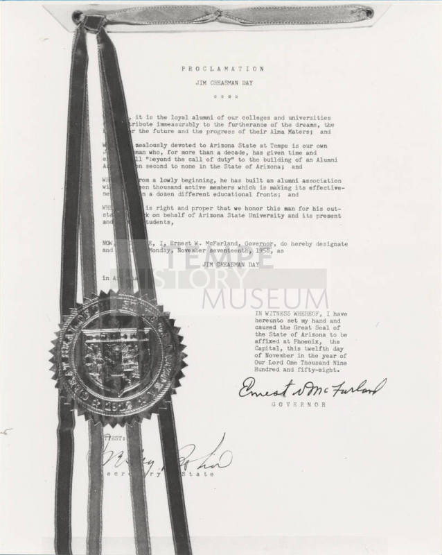 Proclamation - Jim Creasman Day