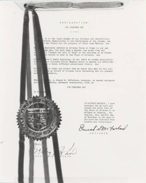 Proclamation - Jim Creasman Day