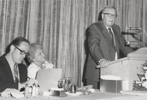 Ceremony honoring Miss Mary L. Bunte, her  retirement party