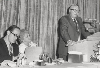 Ceremony honoring Miss Mary L. Bunte, her  retirement party