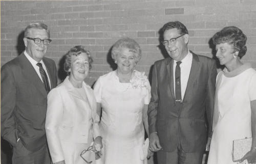Ceremony honoring Miss Mary L. Bunte, her retirement party