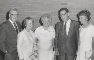 Ceremony honoring Miss Mary L. Bunte, her retirement party