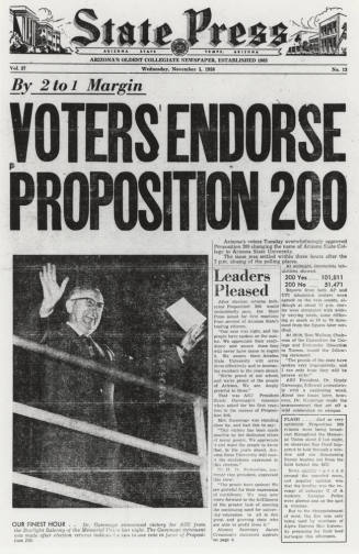 State Press announces endorsement of proposition 200