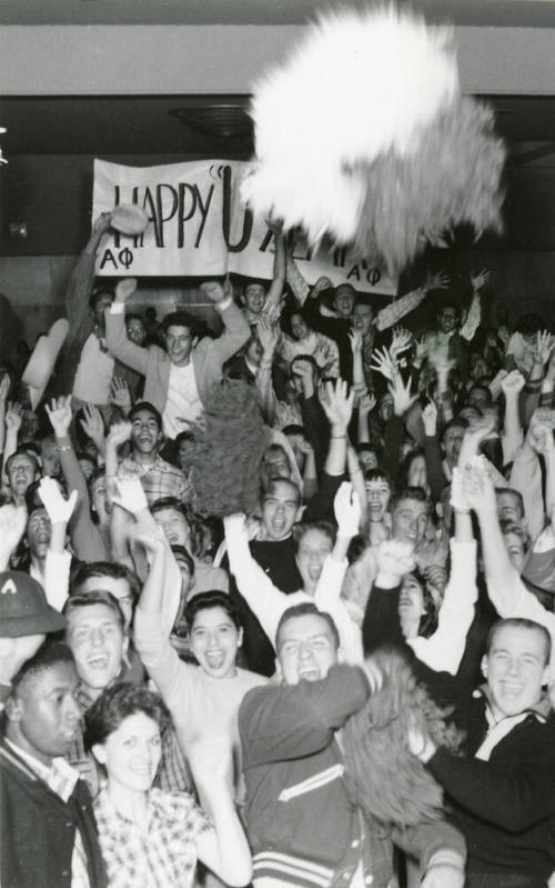 Student celebration of name change to Arizona State University