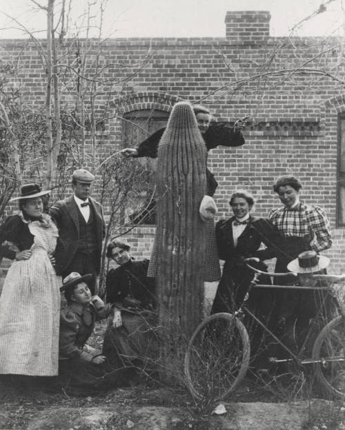 Frederick M. Irish with student group on outing in Tempe 1899