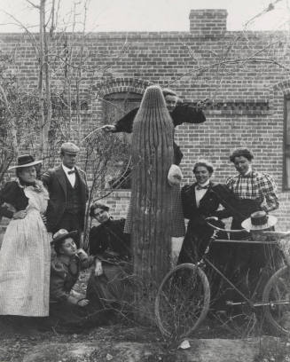 Frederick M. Irish with student group on outing in Tempe 1899