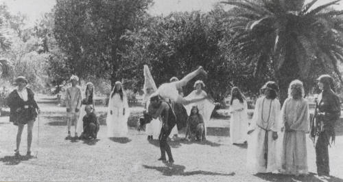 Junior High School Pageant Held on the North Campus in 1924