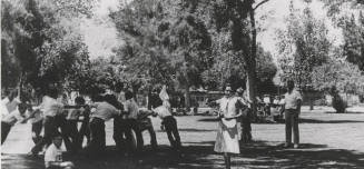 Junior High School Pupils of the Training School used North Campus for Games1928