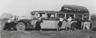 Arizona State Teachers College Bus in Trouble