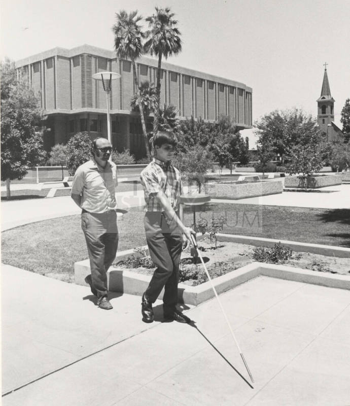 Blind Student Helped by Program that Provides Mobility Instruction