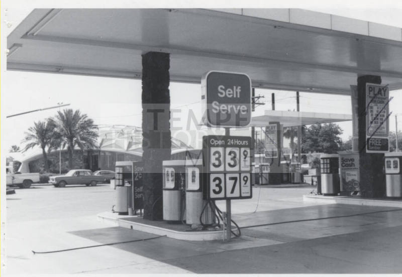 University Mobil Gasoline Station - 904 East Apache Boulevard, Tempe, Arizona