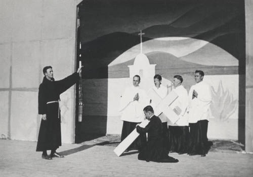 Six Men Performing an Easter Service Rehearsal