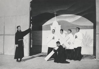 Six Men Performing an Easter Service Rehearsal