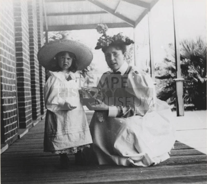 Mrs. Ida Swiggett, First Married Woman Student to Attend Arizona Normal School