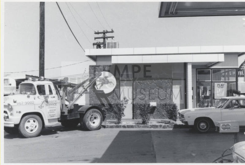 University Mobil Gasoline Station - 904 East Apache Boulevard, Tempe, Arizona