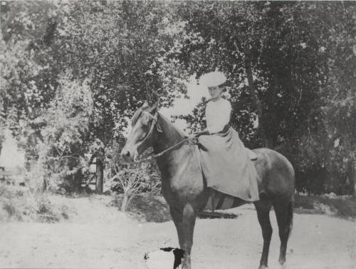 Alice Appleby, Class of 1902, Rode to Normal School from Mesa on her Horse