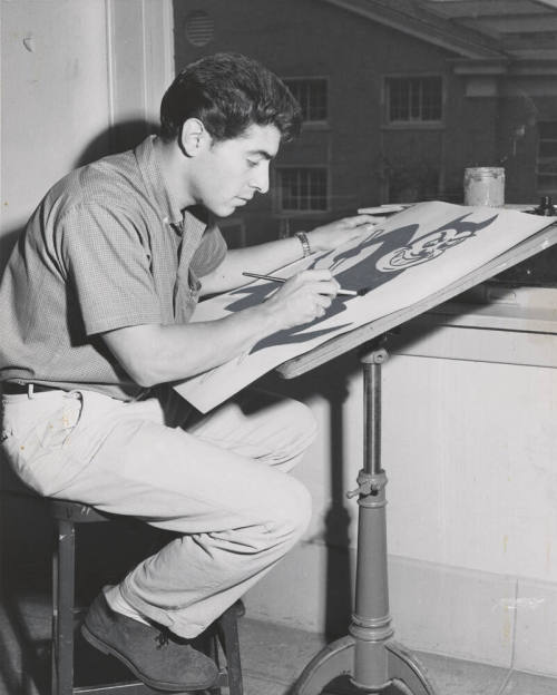 Idea Man, Gabe Porto, Art Major Sketching Arizona State University Sun Devil