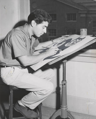 Idea Man, Gabe Porto, Art Major Sketching Arizona State University Sun Devil