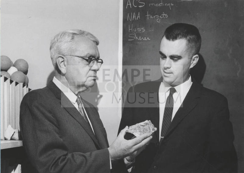 Dr. Harold Urey, Nobel Prize Winning Scientist Visits A.S.U.