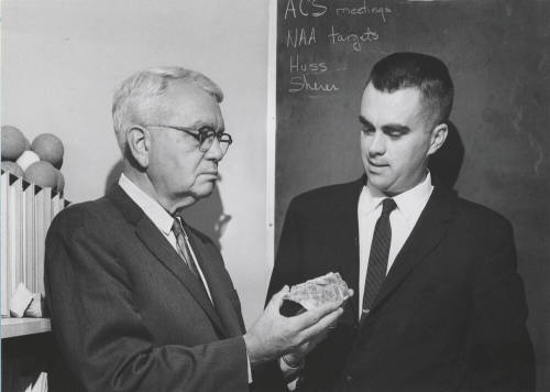 Dr. Harold Urey, Nobel Prize Winning Scientist Visits A.S.U.