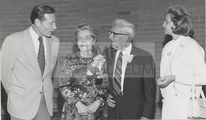 Honoring Dr. Samuel Burkhard on 90th Birthday with Mrs. Burkhard