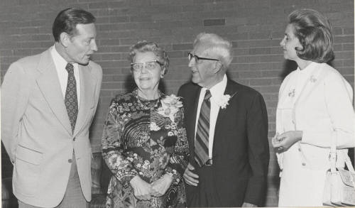 Honoring Dr. Samuel Burkhard on 90th Birthday with Mrs. Burkhard