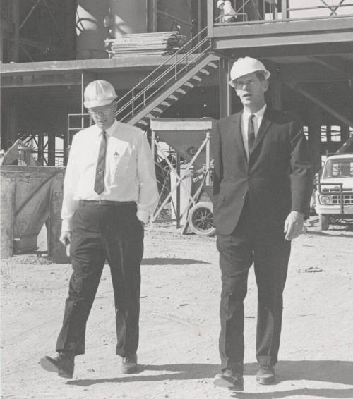 Governor Sam Goodard Visits Construction Site