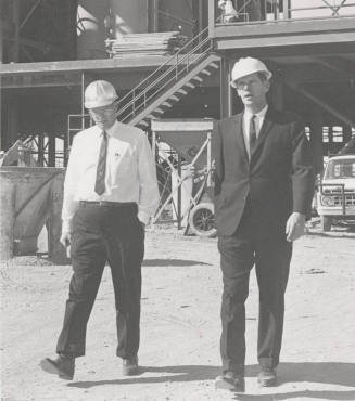 Governor Sam Goodard Visits Construction Site