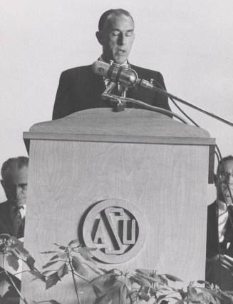 Governor Paul Fannin Speaks at Arizona State University