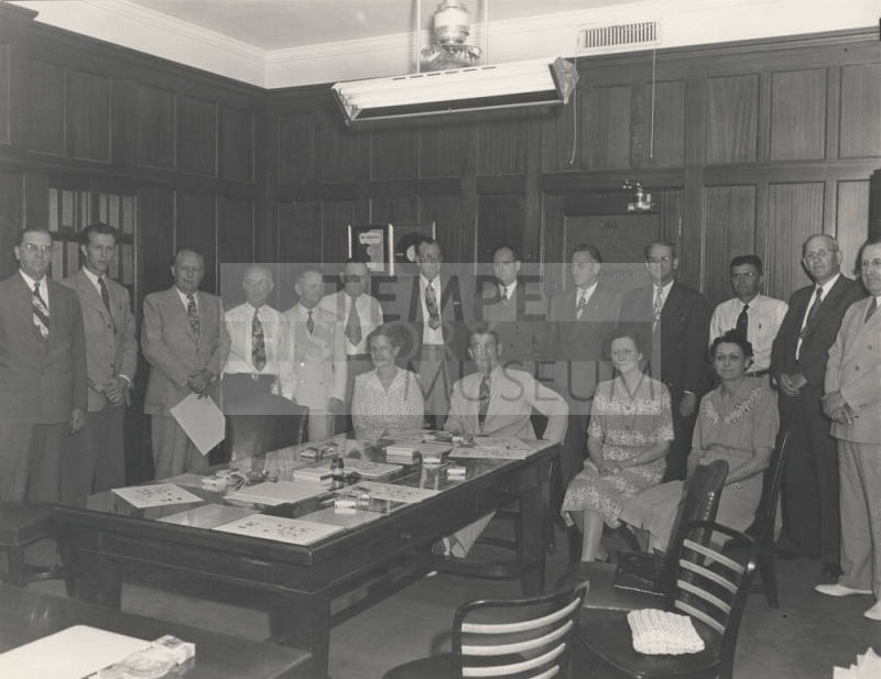 Group Photograph Including President Gammage and Governor Osborn