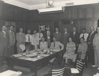 Group Photograph Including President Gammage and Governor Osborn