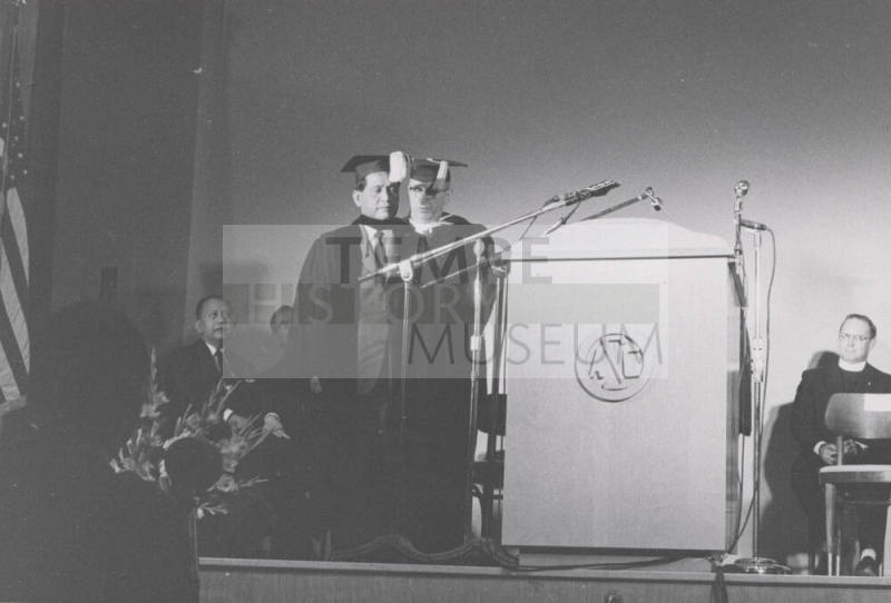 President Grady Gammage with Carlos P. Garcia, President of the Phillipines