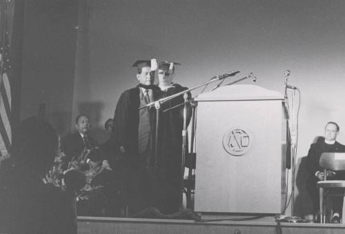 President Grady Gammage with Carlos P. Garcia, President of the Phillipines