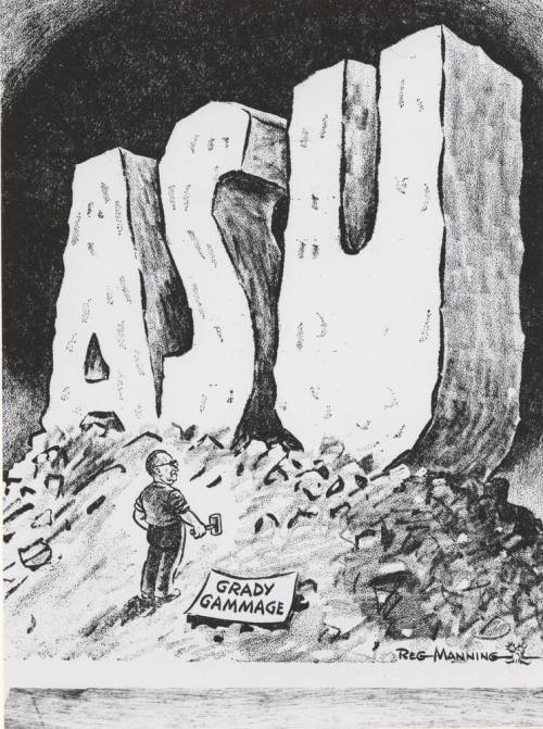 Cartoon Honoring Grady Gammage