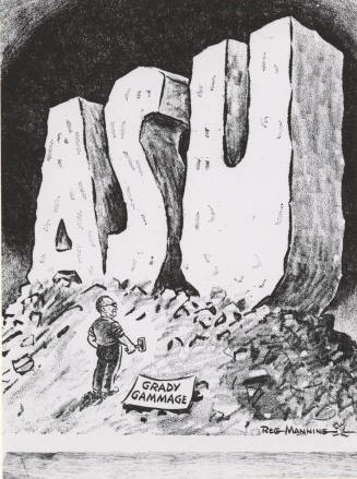 Cartoon Honoring Grady Gammage