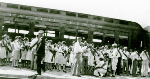 Frederick M. Irish and Tempe State Teachers College Students