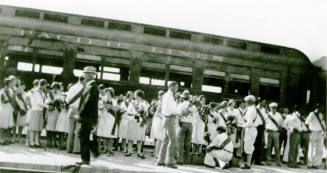 Frederick M. Irish and Tempe State Teachers College Students