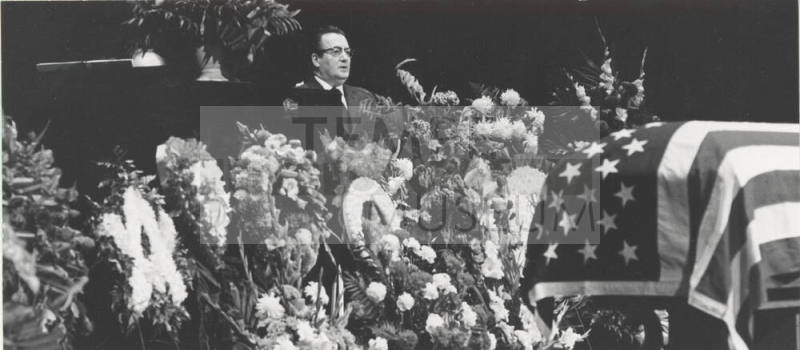 Marion W. Smith Sings at Senator Carl T. Hayden's Funeral