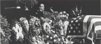 Marion W. Smith Sings at Senator Carl T. Hayden's Funeral