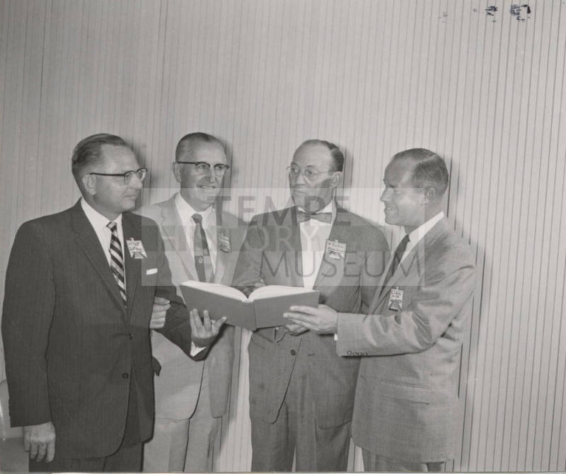 President Gammage and Officers of Phi Delta Kappa