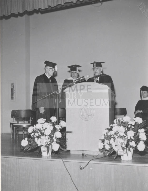 Senator Carl Hayden is Presented to Grady Gammage