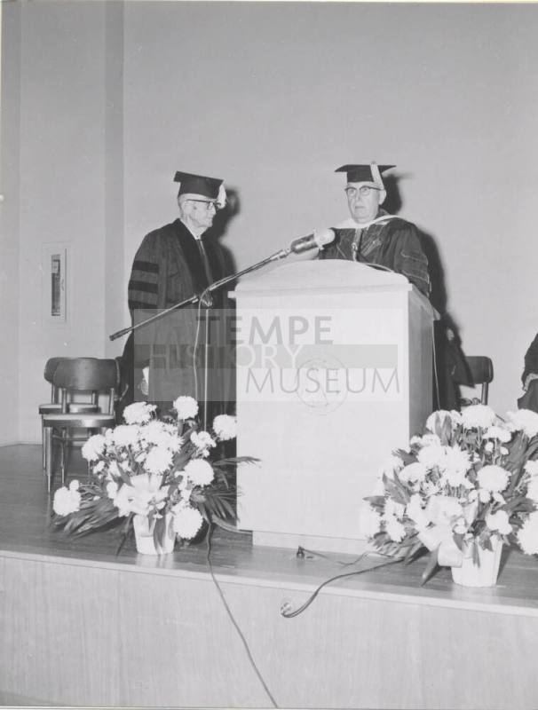 President Grady Gammage Awards Doctor of Laws Degree to Senator Hayden