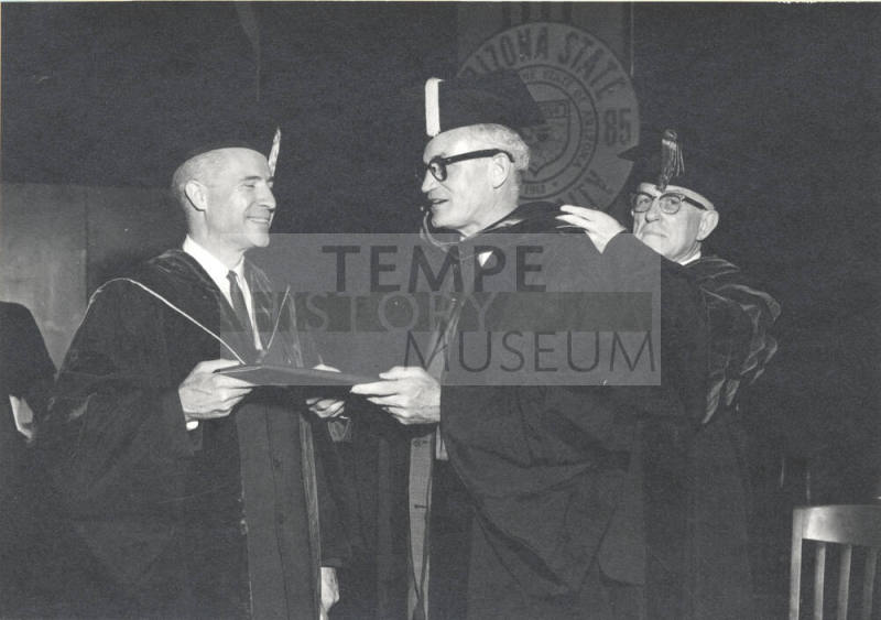 Senator Barry Goldwater Presented with Honorary Doctor of Laws Degree