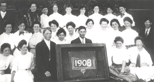 Group Photograph of 1908 Class at Tempe Normal School