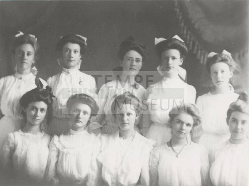 Ten Future Teachers of Arizona Territory Enrolled in Normal School Class of 1903