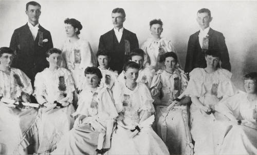 Fourteen Students of 1894 Class Pose for Graduation Photo