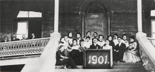 "The Graduating Class of 1901 Called Themselves the "Naughty Ones"