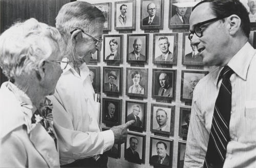 Don Dotts with Mr. & Mrs. John Barry, 50th Reunion of 1927 class