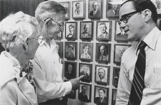 Don Dotts with Mr. & Mrs. John Barry, 50th Reunion of 1927 class