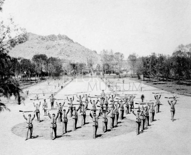 The 1898 Arizona Territorial Normal Cadet Company with New Uniforms